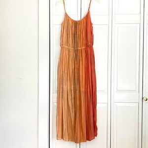 Frye Orange Ombre Long Maxi Summer Dress